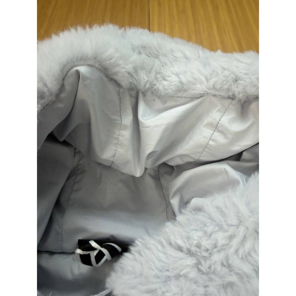 Under Armour Youth Fleece Cozy Jacket Xl Off White Zip Fuzzy Loungewear Soft - Picture 5 of 8